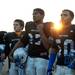 Lincoln High School football players prior to taking the field against Chelsea on Friday. Daniel Brenner I AnnArbor.com